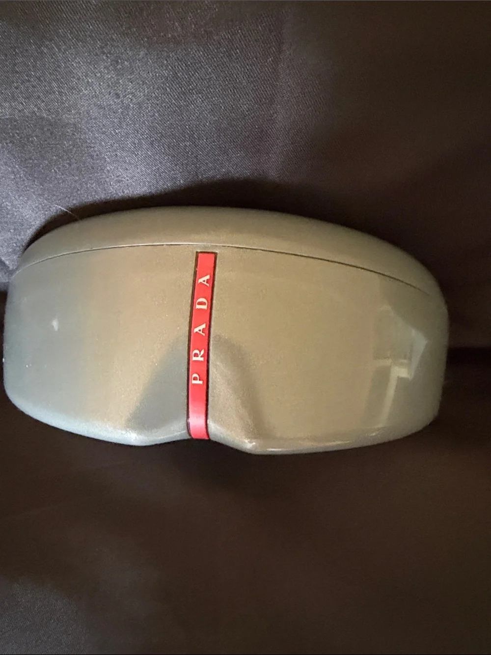 Prada Gray VR/AR Accessory Case with Red Stripe